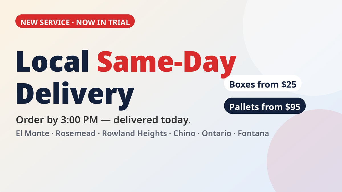 Local Same-Day Delivery - order by 3 PM