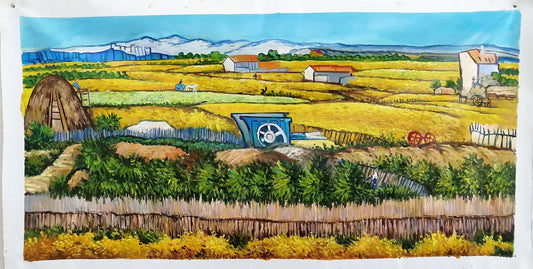 27.5x71 inch oil paintings fine art 100% hand-painted The classical field