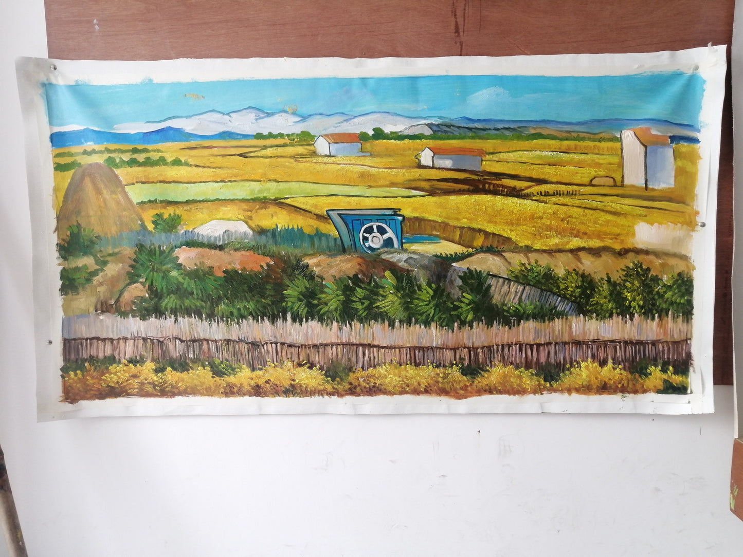 27.5x71 inch oil paintings fine art 100% hand-painted The classical field
