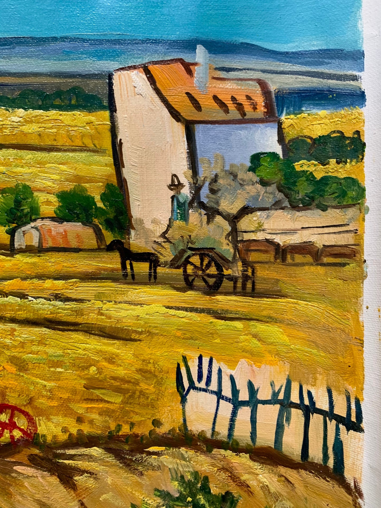 27x70inch oil paintings The classical field 100% hand-painted