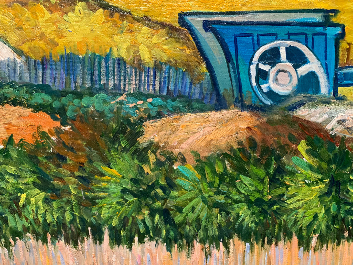 27.5x71 inch oil paintings fine art 100% hand-painted The classical field