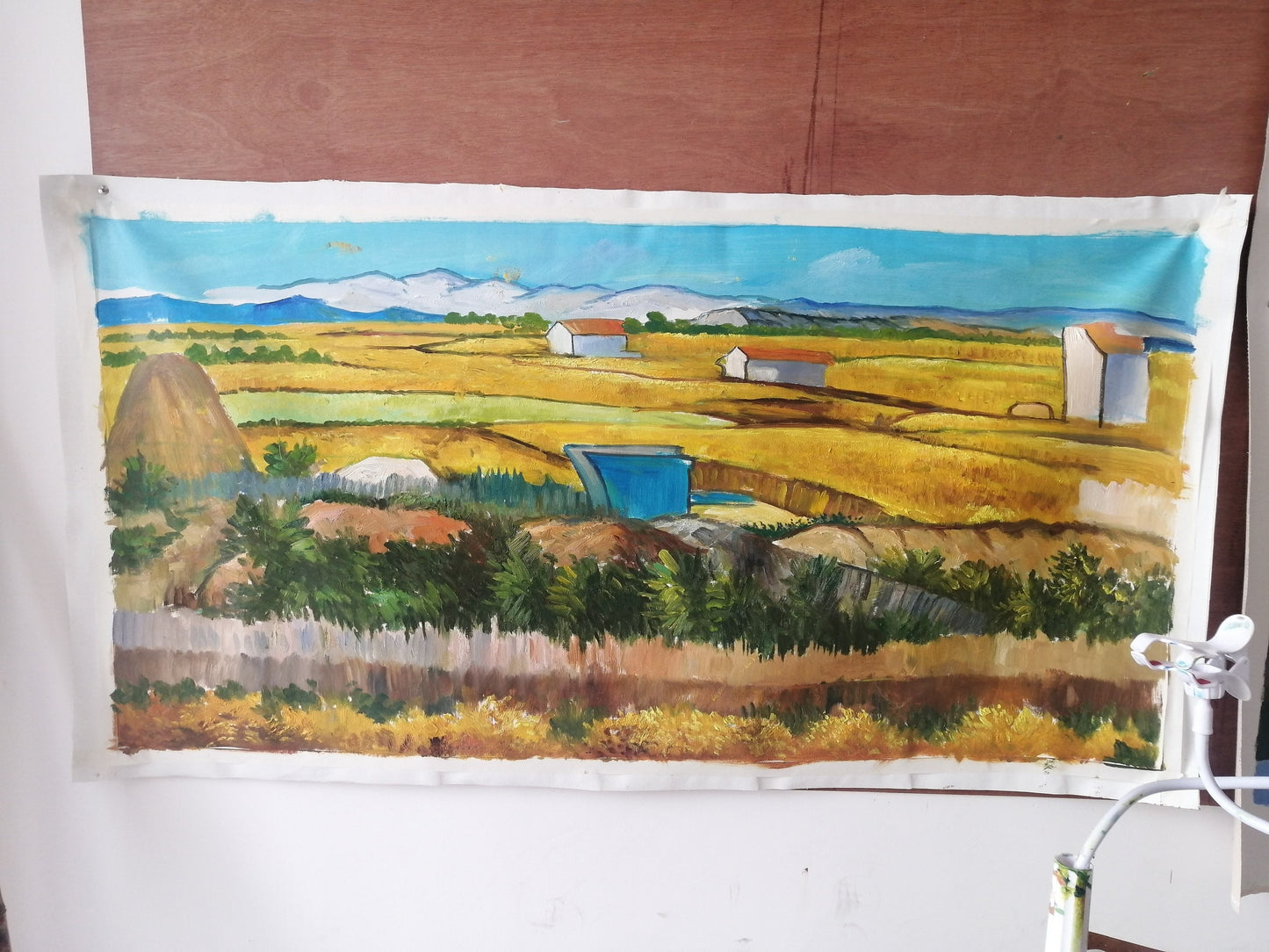 27.5x71 inch oil paintings fine art 100% hand-painted The classical field