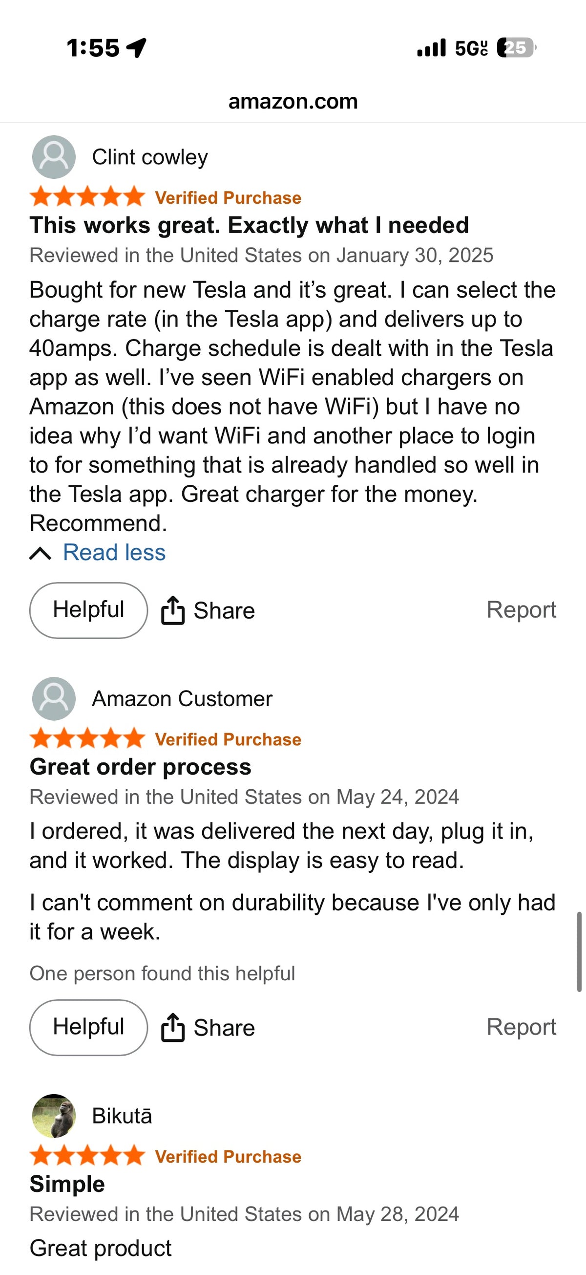 Verified Amazon customer review - works great, exactly what I needed, delivers up to 40 amps