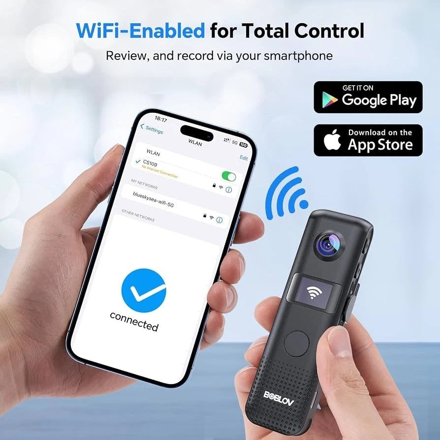 Boblov C18 WiFi body camera